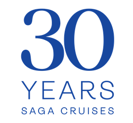 30 Years of Saga Cruises in Blue